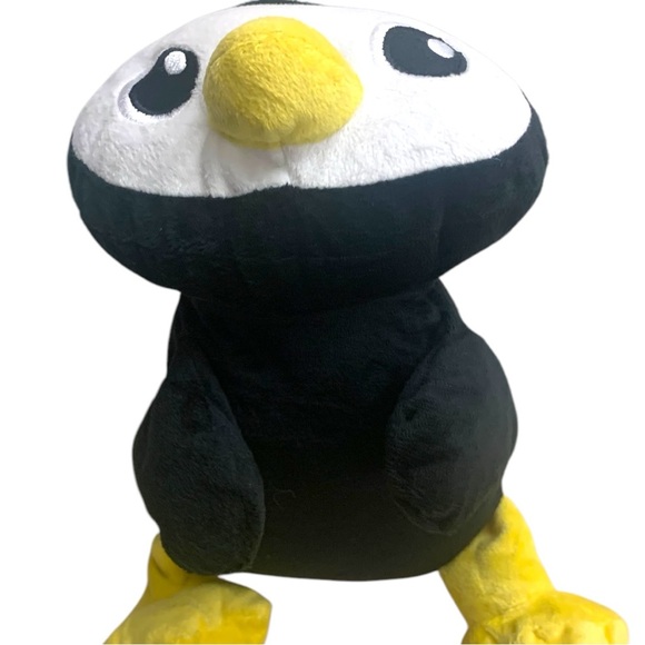 Black and Yellow Plush Penguin Toy - Picture 2 of 6